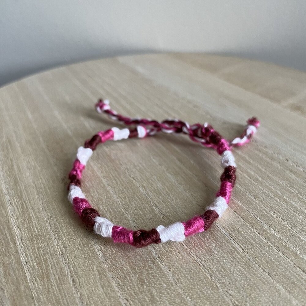 Blakely Bracelet, anklet, trendy, comfortable, tie, embroidery thread, woven, gi